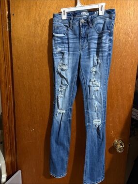 Skinny Distressed Blue Men’s Jeans - from Buckle
